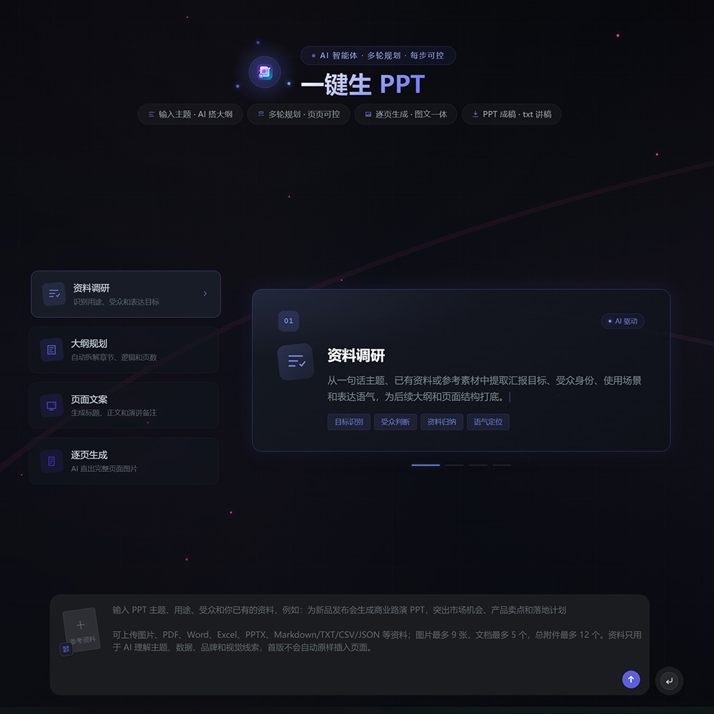 AI生成演示文稿与信息设计案例展示